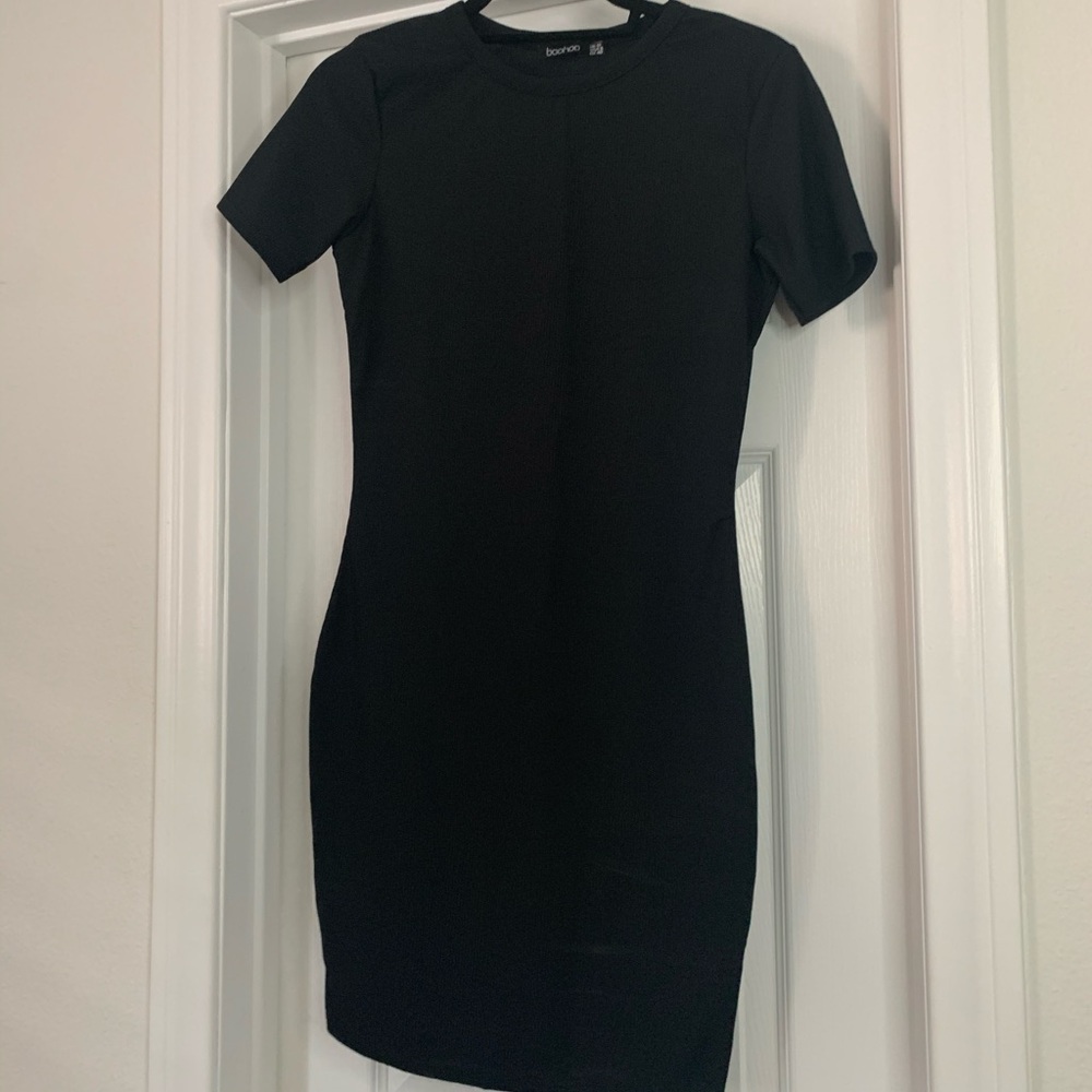 Basic rib bodycon dress